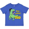 thumbnail image 3 of Inktastic Green Dinosaur Pre-school Grad with Cap and Diploma Boys or Girls Toddler T-Shirt, 3 of 5