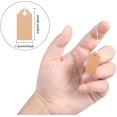 thumbnail image 2 of 300 Sheets Label Tags Price Tags Blank Writable Price Tags Display Tags with Elastic Hang Rope, Kraft, 2 of 5