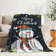 thumbnail image 2 of Taibuwu Elegant Comfort Luxury Velvet Super Soft Christmas Prints Blanket-Holiday Theme Home Décor Fuzzy Warm and Cozy Throws for Winter Bedding, Couch and Gift, 50 x 60 inch, 2 of 4