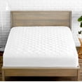 thumbnail image 2 of Bare Home Quilted Fitted Mattress Pad, Split Head Flex King,, 2 of 6