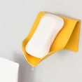 thumbnail image 4 of Portable Seamless Paste Wall Hanging Drain Soap Holder Box Home Bathroom Storage Box, 4 of 9