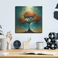 thumbnail image 6 of Luxe Metal Art 'Tree Of Life 17' by Ray Heere, Metal Wall Art, 12"x12", 6 of 9