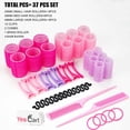 thumbnail image 3 of 33 Pcs Hair Rollers,Self Grip, Salon Hair Dressing Curlers, Hair Curlers, for Long & Short Hair (3 Size), 3 of 7