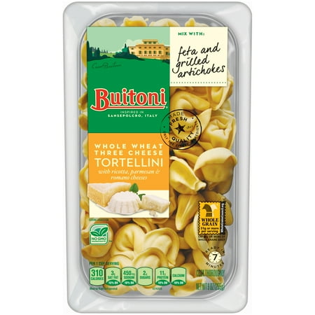 BUITONI Refrigerated Whole Wheat Three Cheese Tortellini 9 oz. Tray