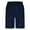 Dark Blue, variant on Men's Casual Shorts Summer Fashion Solid Shorts With Pocket Elastic Waist Shoort Pants