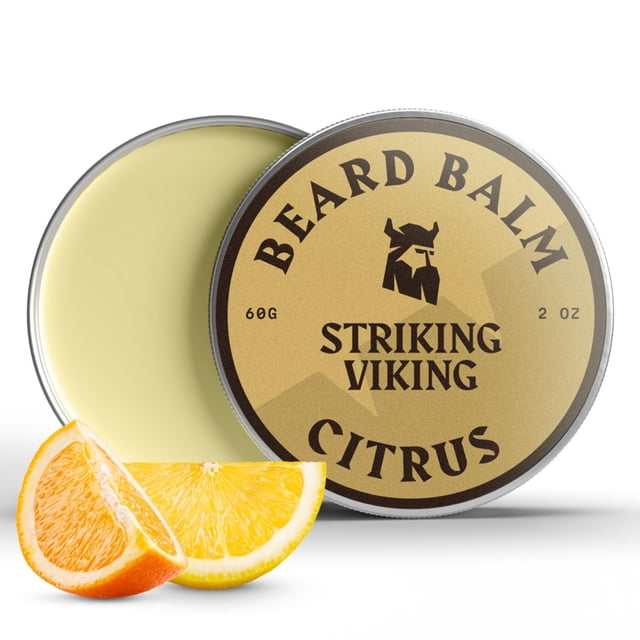 Bálsamo para barba Striking Viking Light Hold, aroma cítrico, 60 ml