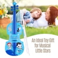 thumbnail image 3 of ammoon Kids Little Violin with Violin Bow Fun Educational Musical Instruments Electronic Violin Toy for Toddlers Children Boys and Girls Blue, 3 of 7