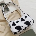 thumbnail image 2 of Fashion Zipper Shoulder Bag, Women's Trendy Baguette Bag For Work & Party, 2 of 3