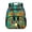 Boston Terrier with Gradient, variant on Cowboy Cat Pattern Design Preschool Backpack for Boys, Polyester Portable Preschool Kids Polyester School Bag for Outdoor Daily Use