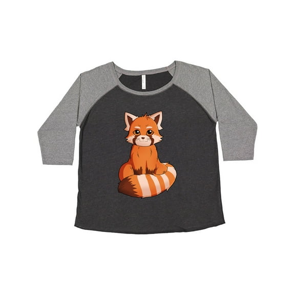 Inktastic Red Panda T-shirt Women's Plus Size T-Shirt