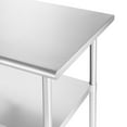 thumbnail image 3 of GRIDMANN 48 x 30 Inch Stainless Steel Table w/ Undershelf, NSF Commercial Kitchen Work & Prep Table, 3 of 7