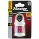 thumbnail image 1 of Master Lock Candado de combinación de palabras, configure su propio candado de palabras, candado de combinación para casilleros de gimnasios y escuelas, los colores pueden variar, 1535DWD, 1 of 8
