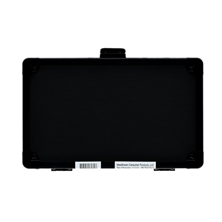 The Vaultz Locking Supplies and Pencil Box- Black Box - Walmart.com