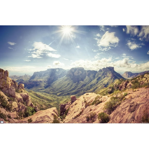 Texas - Big Bend National Park Wall Poster, 22.375" x 34"