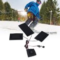 thumbnail image 4 of Clothes Heating Pad, Waterproof USB Power Supply 3 Gears Fiber Heating Pad High Temperature  For Jacket, 4 of 8