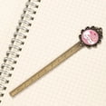 thumbnail image 3 of Valentine's Day Book Accessories: Lace Bookmark in Antique Bronze - the Gift for Readers and Book Lovers, 3 of 5