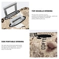 thumbnail image 5 of Xecao Abstract Coffee Pattern With Letters print Elastic Luggage Cover, with double-sided print , is perfect for travel, business, and daily use, 5 of 9