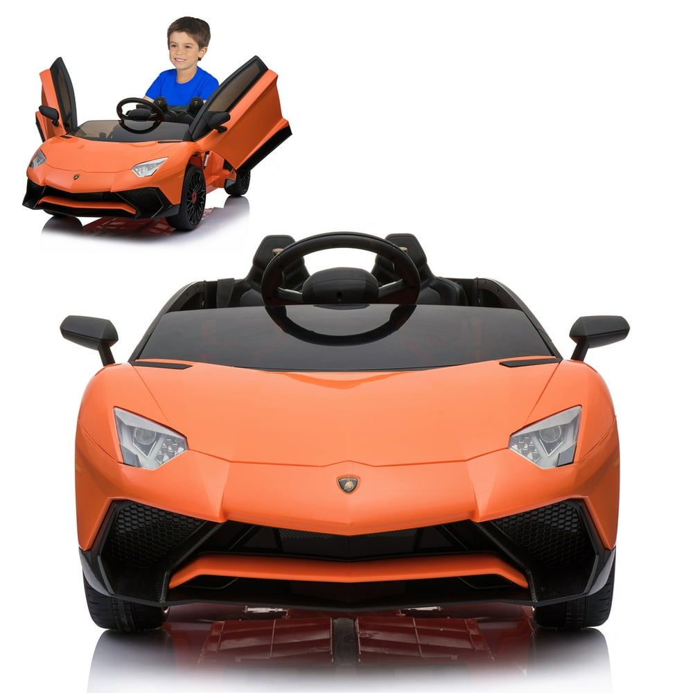 12V Electric Ride On Car With 2.4G Remote Control, 2019 Latest Model Aventador SV