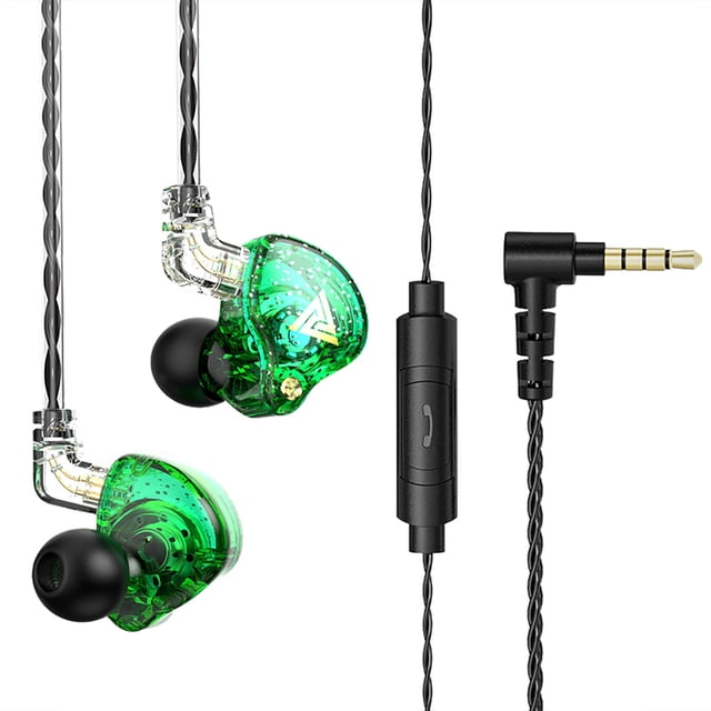 Auriculares deportivos Control de cable en la oreja con micrófono Subwoofer Auriculares para teléfono móvil