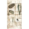 thumbnail image 2 of Allen, Kimberly 14x24 Black Ornate Wood Framed with Double Matting Museum Art Print Titled - Fishing Panel 2, 2 of 4