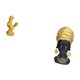 thumbnail image 5 of Escultura de pollo, decoración para el hogar, figura de gallo, figura decorativa, estatua de animal en resina, estatua de mujer africana, artesanía ún, 5 of 8