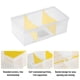 thumbnail image 4 of Contenedor de escritorio transparente con tapa de 3 compartimentos para especias y artículos esenciales, organizador de cocina funcional, 4 of 8