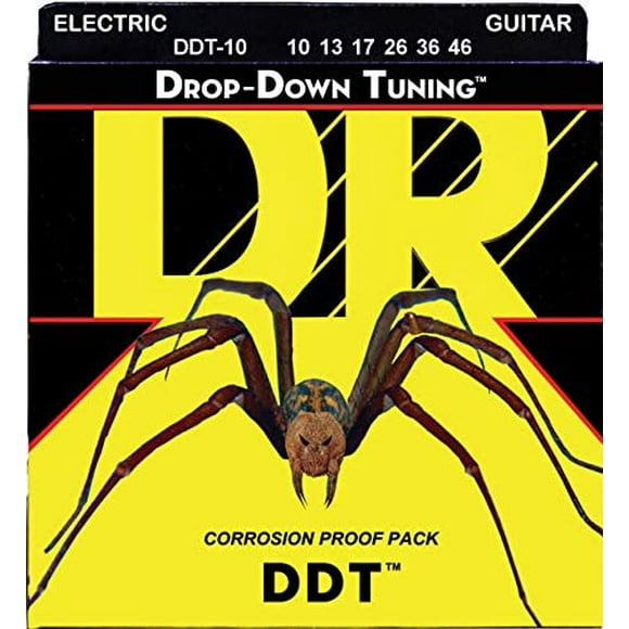 DDT-10 ddtTM Drop Down Tuning Guitare Électrique Strings: Medium 1046