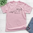thumbnail image 2 of Kids Nailed It Hammerhead Shark Shirt, Youth Kids Boy Girl T-Shirt, Funny Shark Shirt, Funny Shark Tee Meme, Light Pink, Small, 2 of 4
