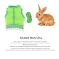thumbnail image 3 of Harness, Rabbits Harness With Elastic Leash For  Walk Running Jogging Breathable Mesh Vest Harness With Buckle For   Chest Harness, 3 of 8