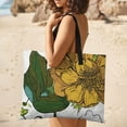 thumbnail image 5 of Vibrant Floral Seamless Pattern Design Outdoor Picnic Blanket, Foldable Waterproof Beach Mat, Portable Beach Blanket for Beach Camping, Hiking, Family Concerts, 5 of 8