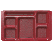 Cambro Tray School Co-Polymer 2X2 9" X 15" Cranberry