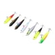 thumbnail image 4 of Juego de señuelos de pesca Minnow, 7 Uds., ojos realistas 3D, resistencia a la corrosión, cebo estilo lápiz de agua superior, 4 of 10