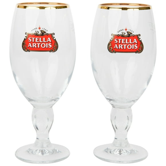 Stella Artois Lot de 2 Calices de 16 Onces