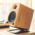 thumbnail image 5 of Desktop Speaker Stands For Small Speakers & Compact Supports 6 Lbs Damping Foam Padding Pair Black, 5 of 5