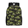 thumbnail image 1 of Disketp Light Green Excavator Mochila Unisex de Apertura Lateral Completa, Mochila para Laptop para Escuela, Trabajo y Viajes, 1 of 8
