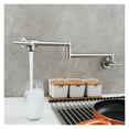 thumbnail image 3 of Brass Double Switch Folding Faucet Advanced Rotating Kitchen Faucet Wall Mounted Cold Water Tap ,Easy to Install, 3 of 5