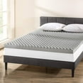 thumbnail image 2 of Mellow 4 Inch Egg Crate Memory Foam Mattress Topper with Infusion, King, 2 of 2