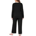 Cueply Womens Plus Size Pajamas Long Sleeve Pjs Sets Loungewear