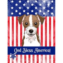 Caroline's Treasures BB2132GF Jack Russell Terrier Flag Garden Size , Small, multicolor