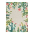 thumbnail image 1 of Linon Tripoli Saguaro Tapis Tufté à la Main en Polyester 5'x7' Ivoire, 1 of 7