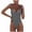 Gray, variant on Swimsuits for Women One Piece New Fashion Comfortable Bikini Women's One-Piece Sexy Plain Color Swimsuit Bikinis Tops