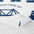 thumbnail image 5 of Erosebridal Vintage Railroad Bed Spread Queen,Train Plane Navy Silhouette Queen Coverlet Set For Boys,3-Piece, 5 of 7