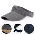 thumbnail image 3 of Joernso Denim Sun Hat All-match Solid Color Empty Top Baseball Hat for Outdoor, 3 of 8