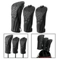 thumbnail image 2 of pitrice Golf Wood Headcover Drivers Covers Waterproof Utility Club Cover Equipment 3 Pieces Suit, 2 of 9