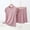Hot Pink, variant on Njagoc3 Women's V Neck Lounge Set Short Sleeve Top with Contrast Piping and Shorts 2 Piece Summer Sleepwear