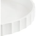 thumbnail image 5 of Lissi Decorative Round Tray with Wavy Design; 16 Inch Diameter; White; Modern Scalloped Circle Serving Tray for Coffee Table Ottoman; Dining Table; or Entryway Catch-All Tray, 5 of 7