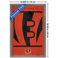 thumbnail image 3 of NFL Cincinnati Bengals - Logo 25 Wall Poster, 14.725" x 22.375" Framed, 3 of 5