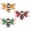 Multicolor, variant on 3 Pcs Bee Enamel Brooch Pin Alloy Multicolor 4.6cm Insect Lapel Pin for Backpack Hat