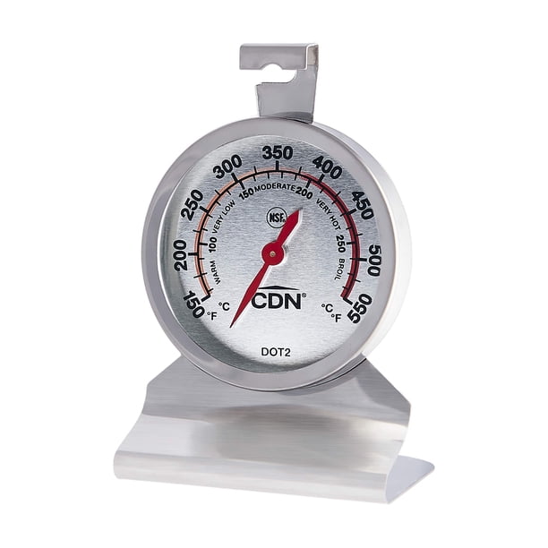 Termómetro para Horno CDN DOT2 con Esfera de 2" de Acero Inoxidable