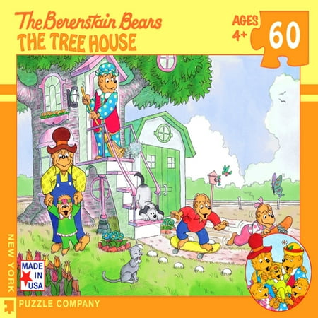 New York Puzzle Company Berenstain Bears Family Treehouse 60-Piece Puzzle